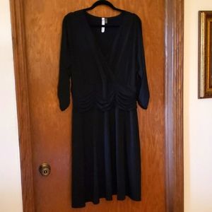 Ny collection black dress plus size 2x